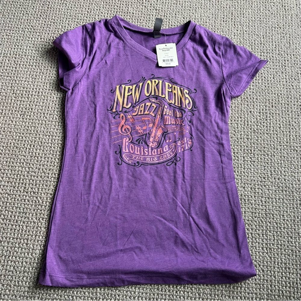 🍭6/$30 New New Orleans Jazz Festival Short Sleeve Kid’s Tee - L - 10-12’